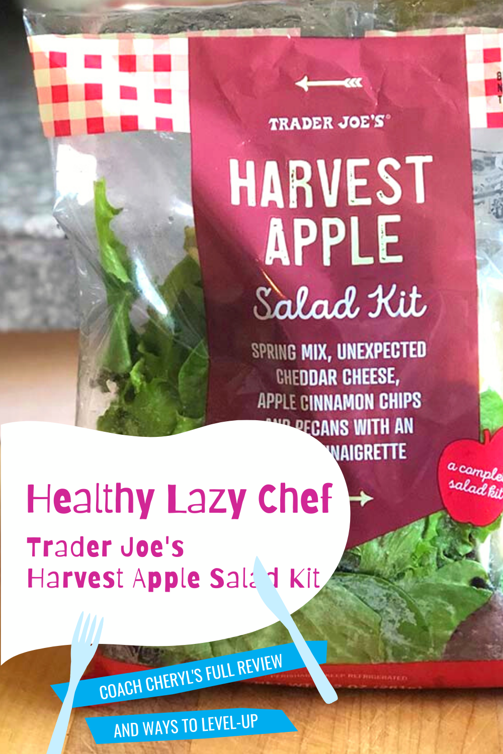 Trader Joe's Food Review Harvest Apple Salad Kit 🍎 🥗 Gymparty